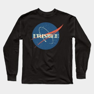 Frisbee Space Vintage Long Sleeve T-Shirt
